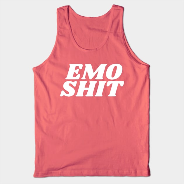 Emo Shit Tank Top by blueduckstuff